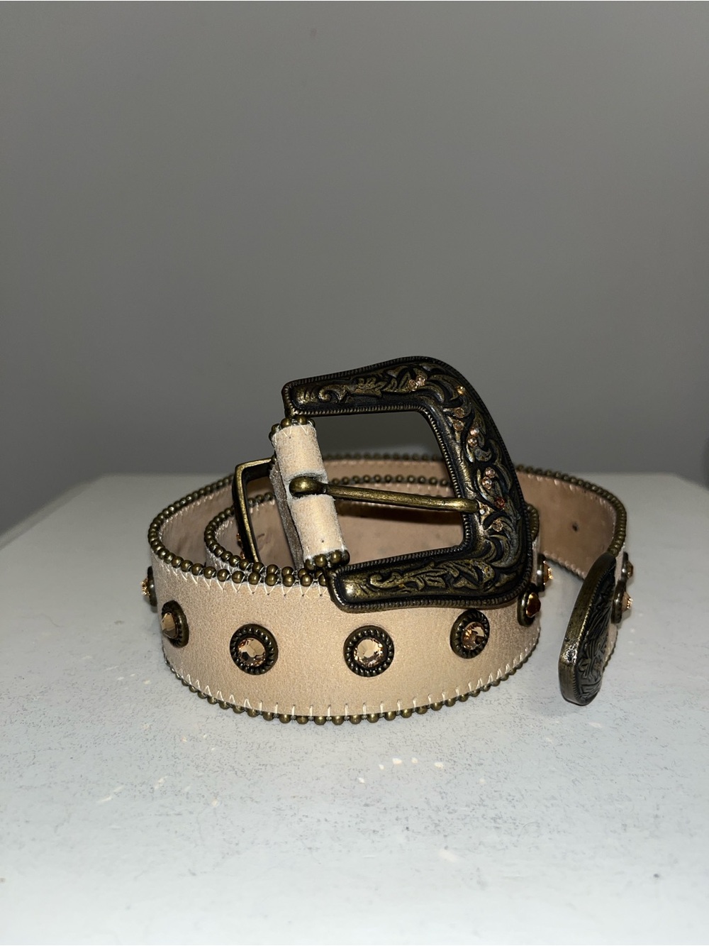 LEATHEROCK 5471 Western Belt Studded, Rhinestone